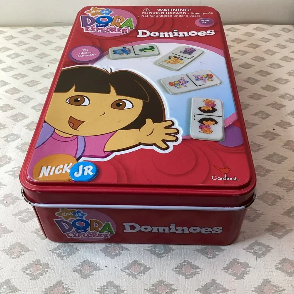 Dora The Explorer Dominoes W/ Tin- Nick jr